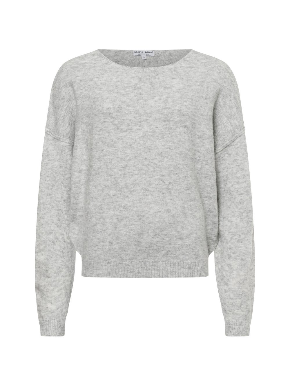 Marie Lund Strickpullover Damen grau meliert, XS