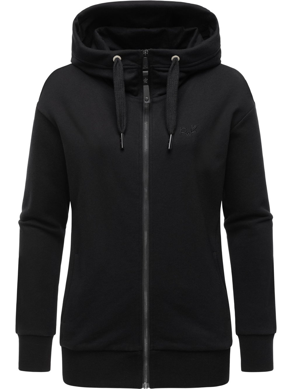 Ragwear Sweatjacke Damen Baumwolle schwarz, XS