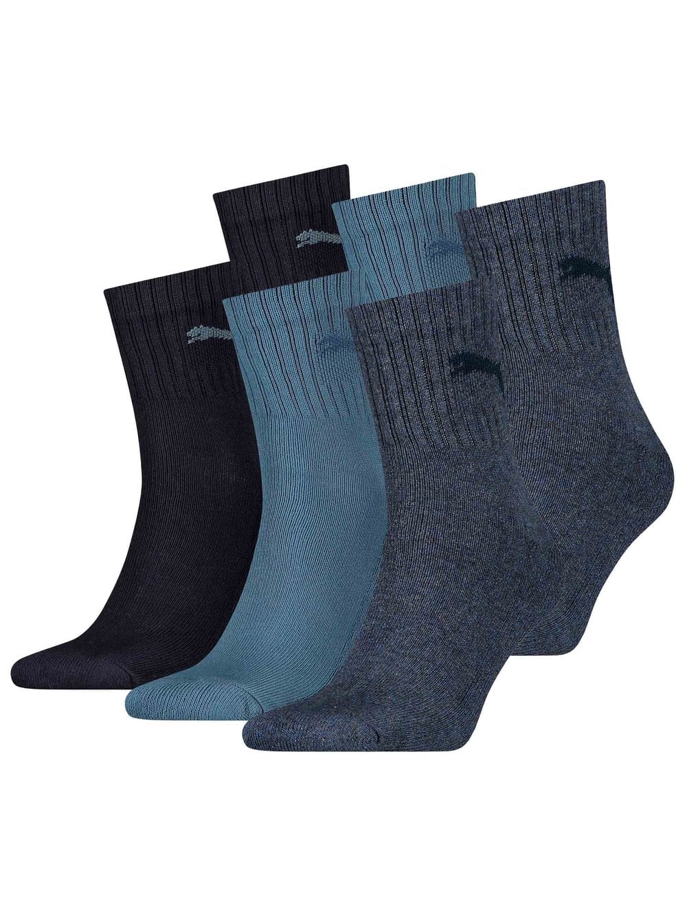 Thumbnail - Puma Socken 6er Pack Damen Baumwolle blau, 47-48