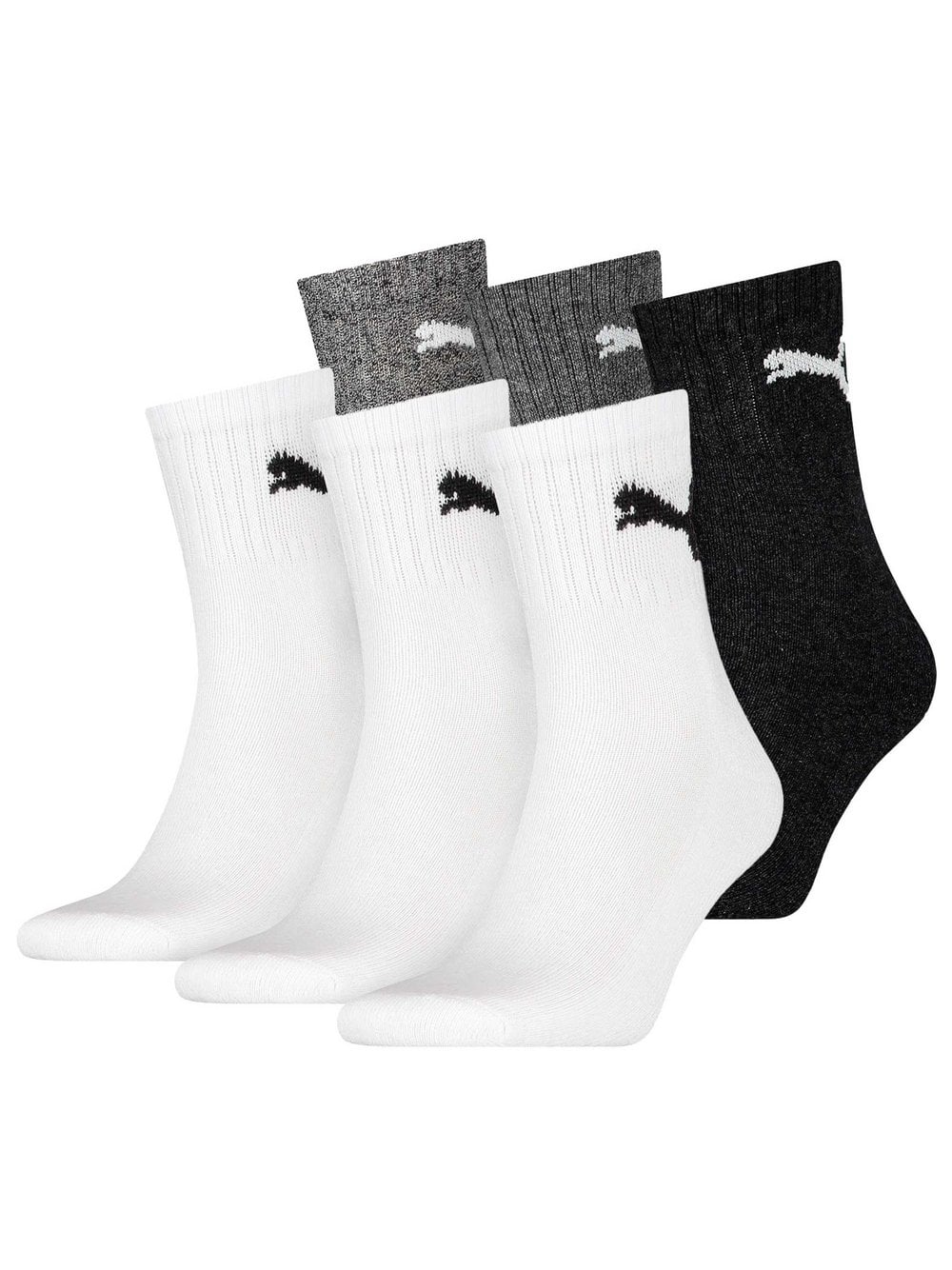 Thumbnail - Puma Socken 6er Pack Damen Baumwolle mehrfarbig, 47-48