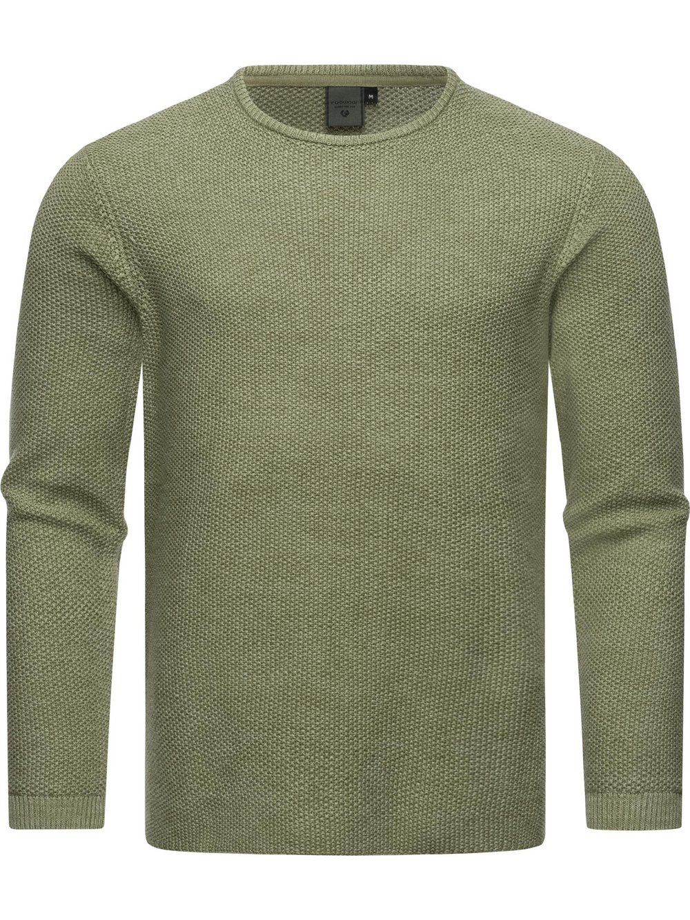 Ragwear Strickpullover Herren Baumwolle grün meliert, L