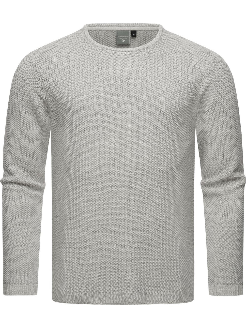 Ragwear Strickpullover Herren Baumwolle grau meliert, S