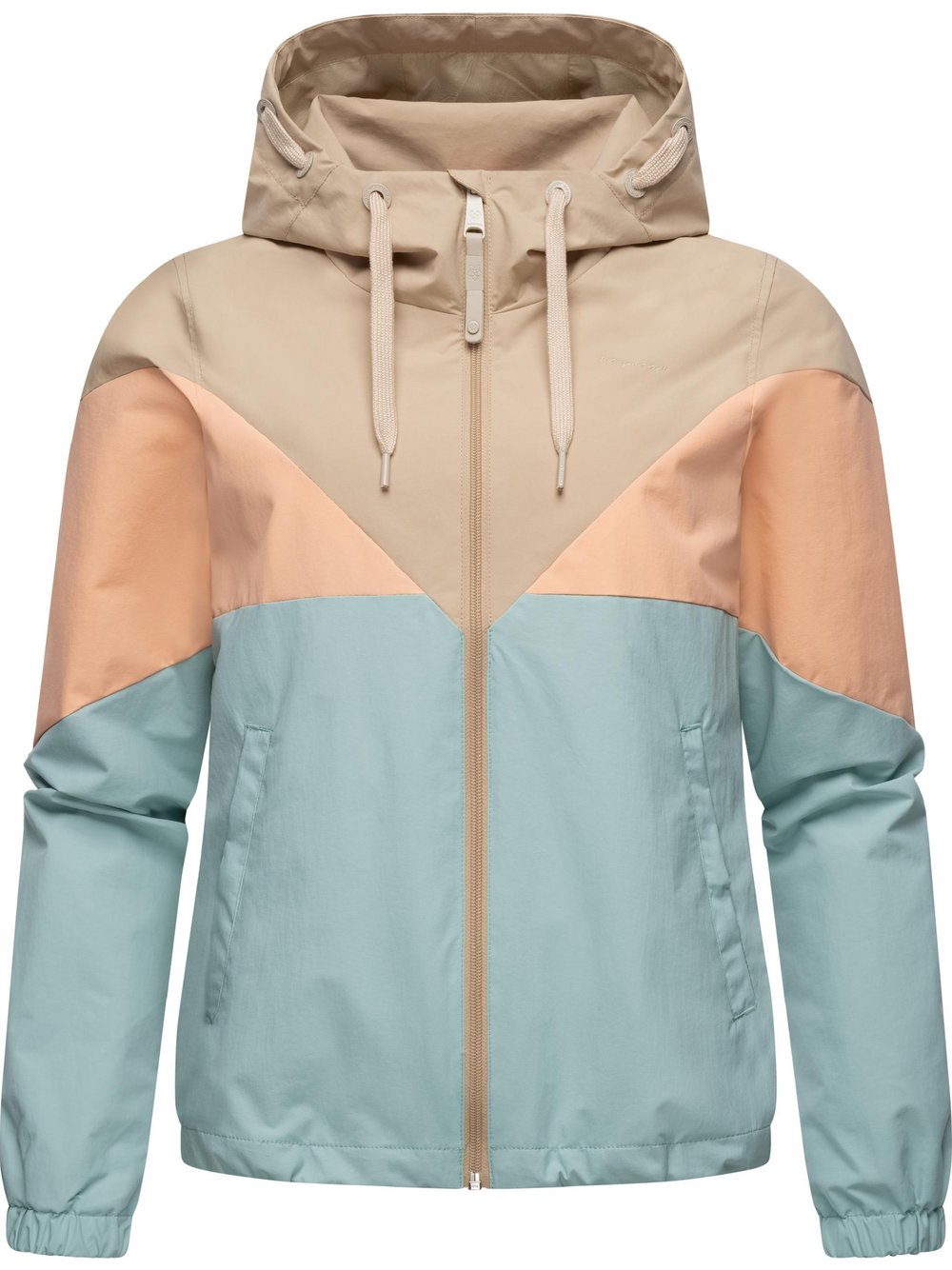 Ragwear Übergangsjacke Damen blau gemustert, M