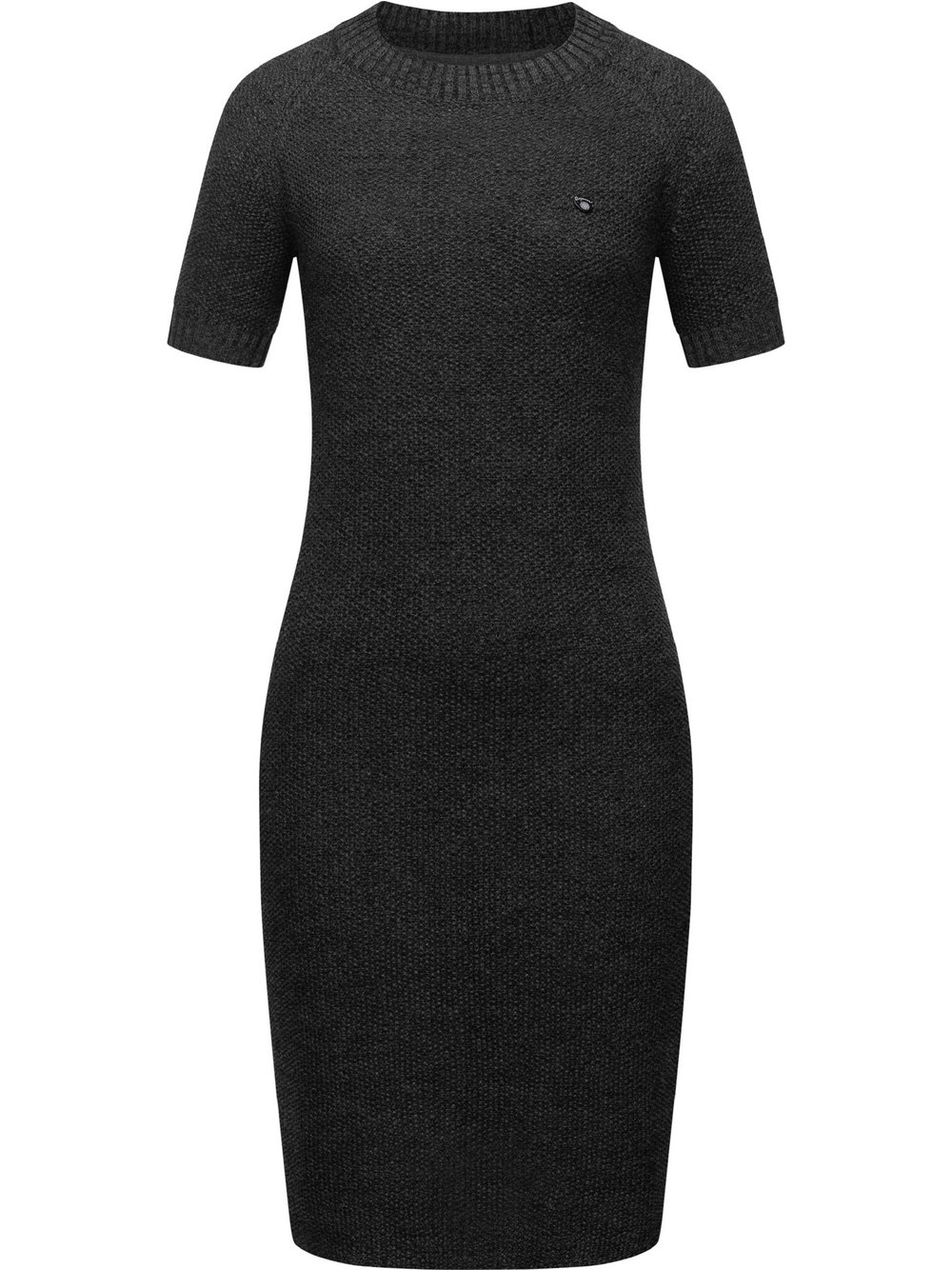 Ragwear Strickkleid Damen Baumwolle schwarz, L