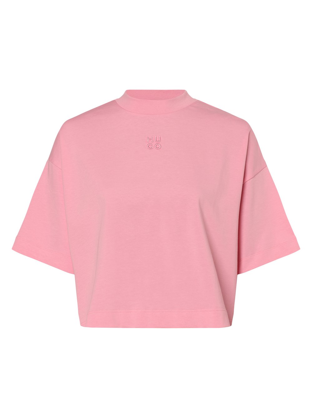 HUGO T-Shirt Damen Baumwolle pink, S