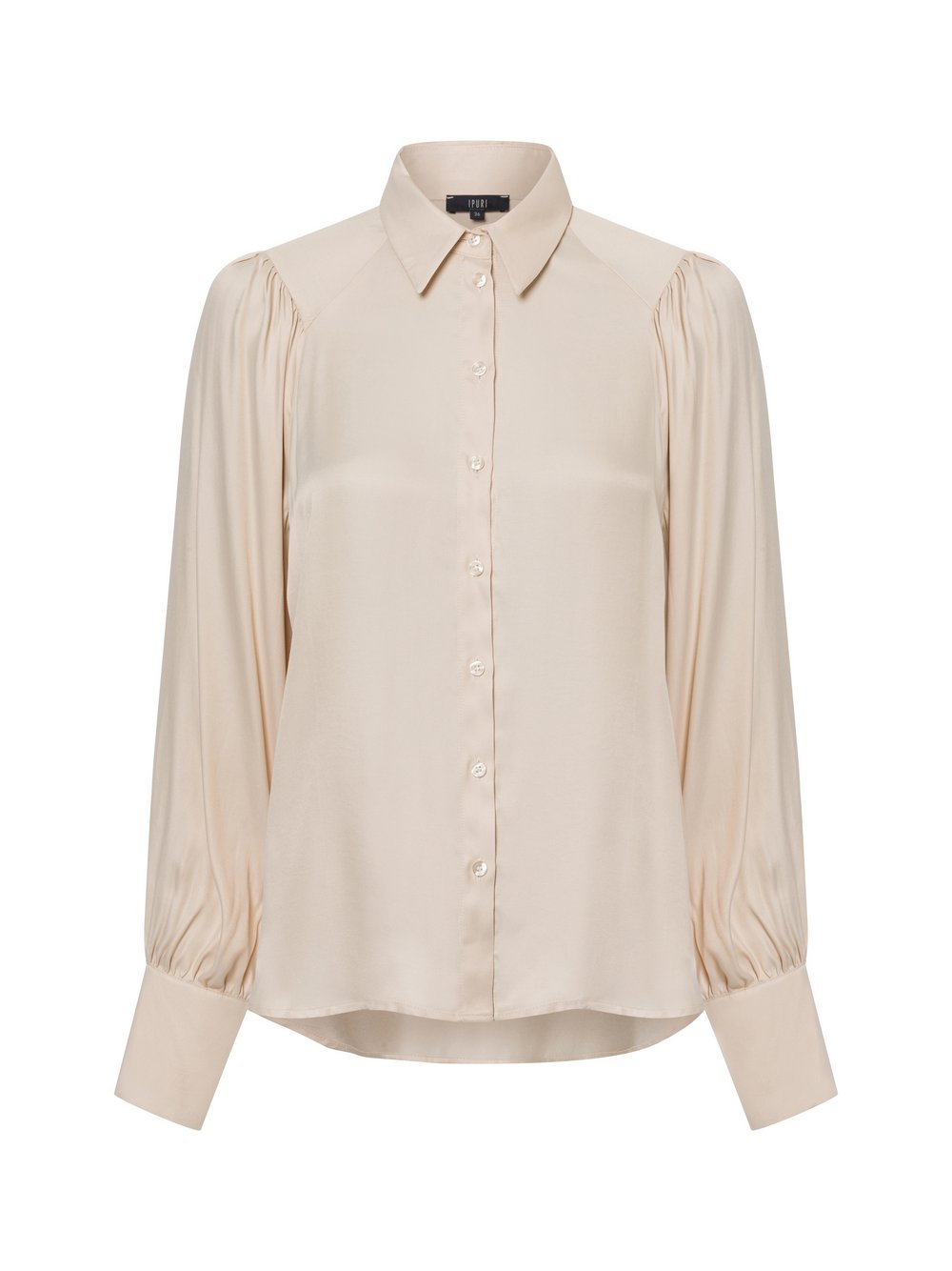 Ipuri Essentials Bluse Damen Viskose beige, 44