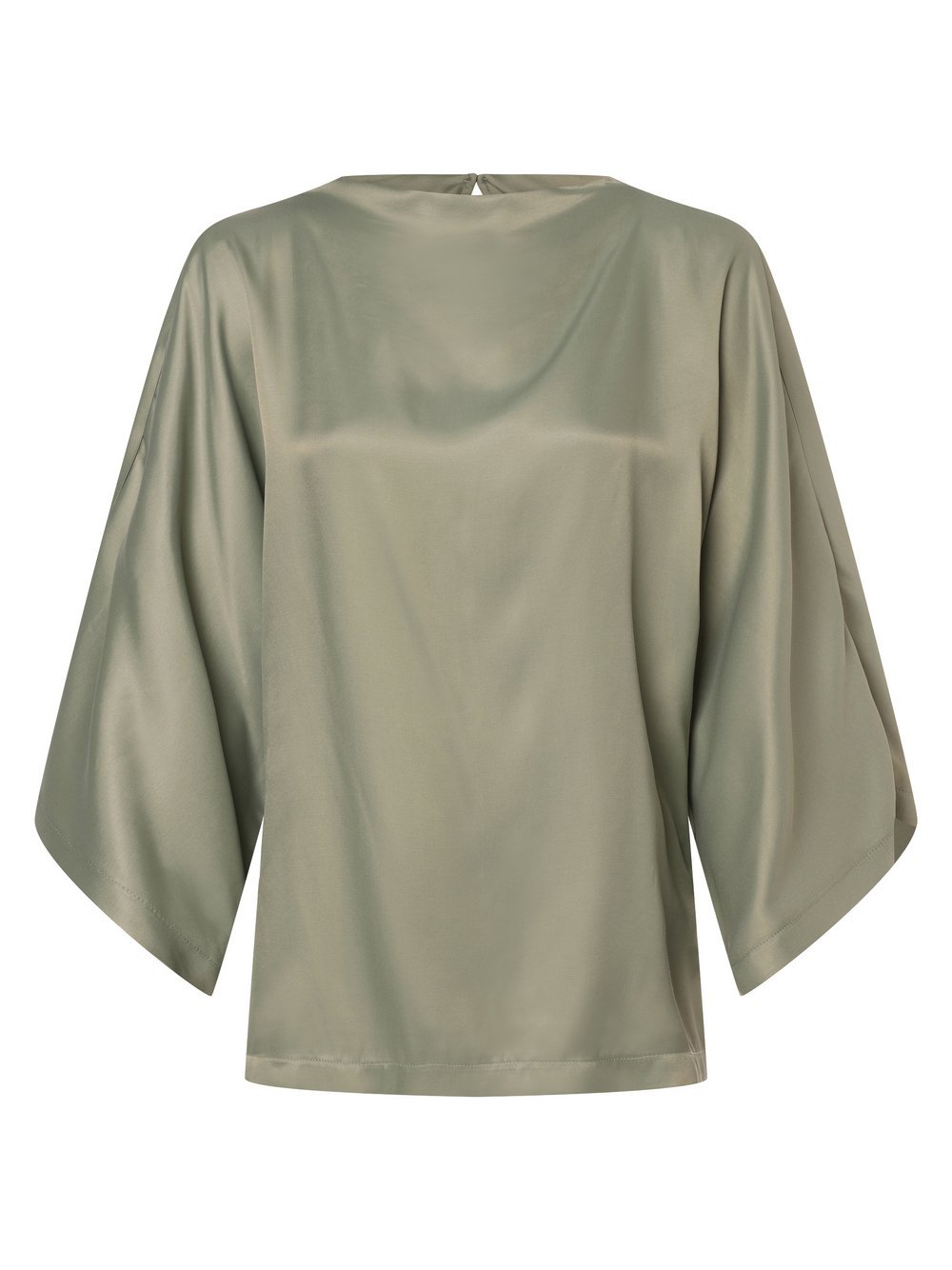 Ipuri Essentials Blusenshirt Damen Satin grün, 40