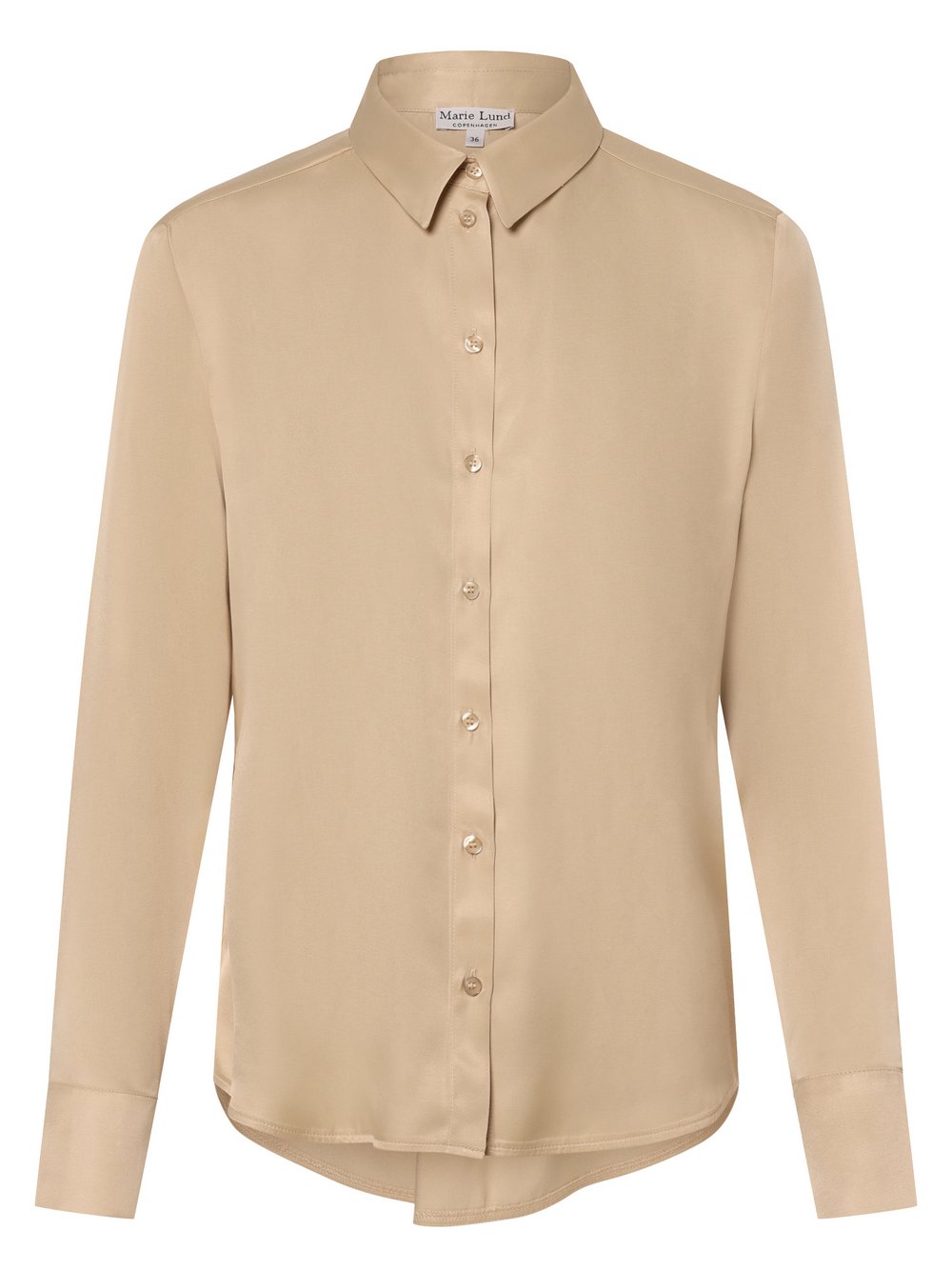 Marie Lund Bluse Damen Viskose beige, 42