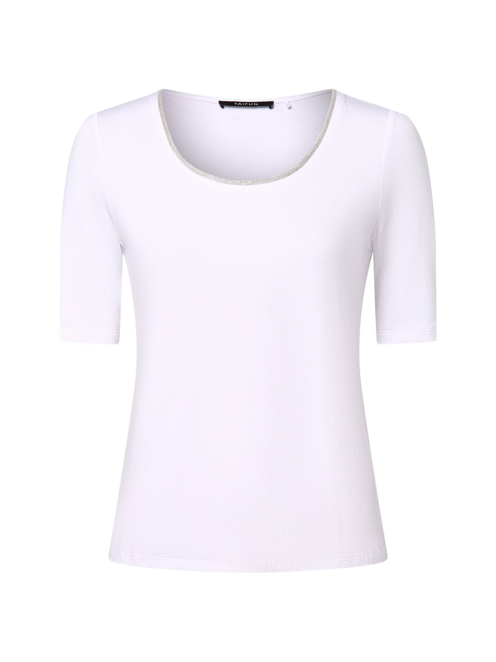 Taifun T-Shirt Damen Viskose weiß, 46