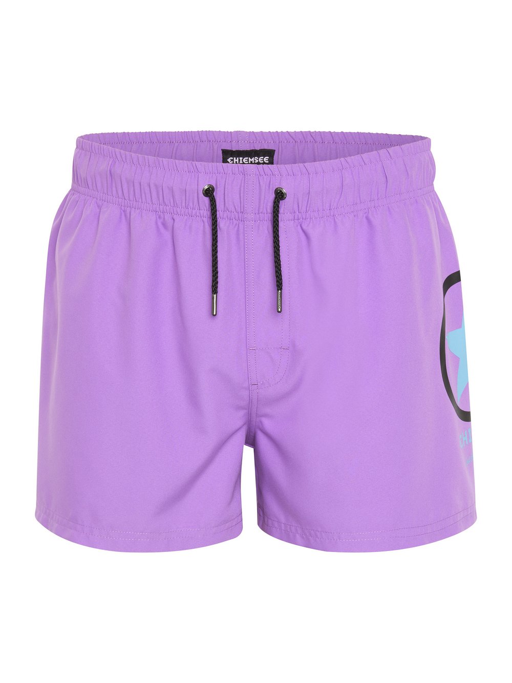 Chiemsee Badehose Herren lila bedruckt, L