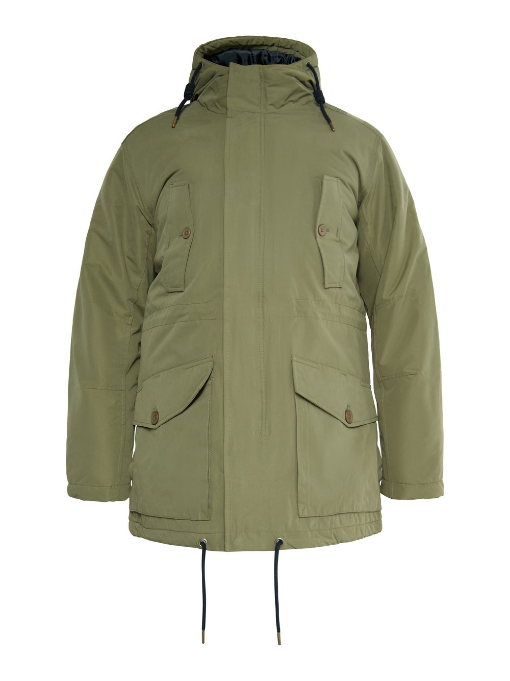 Mo Wattierter Anorak Herren grün, M