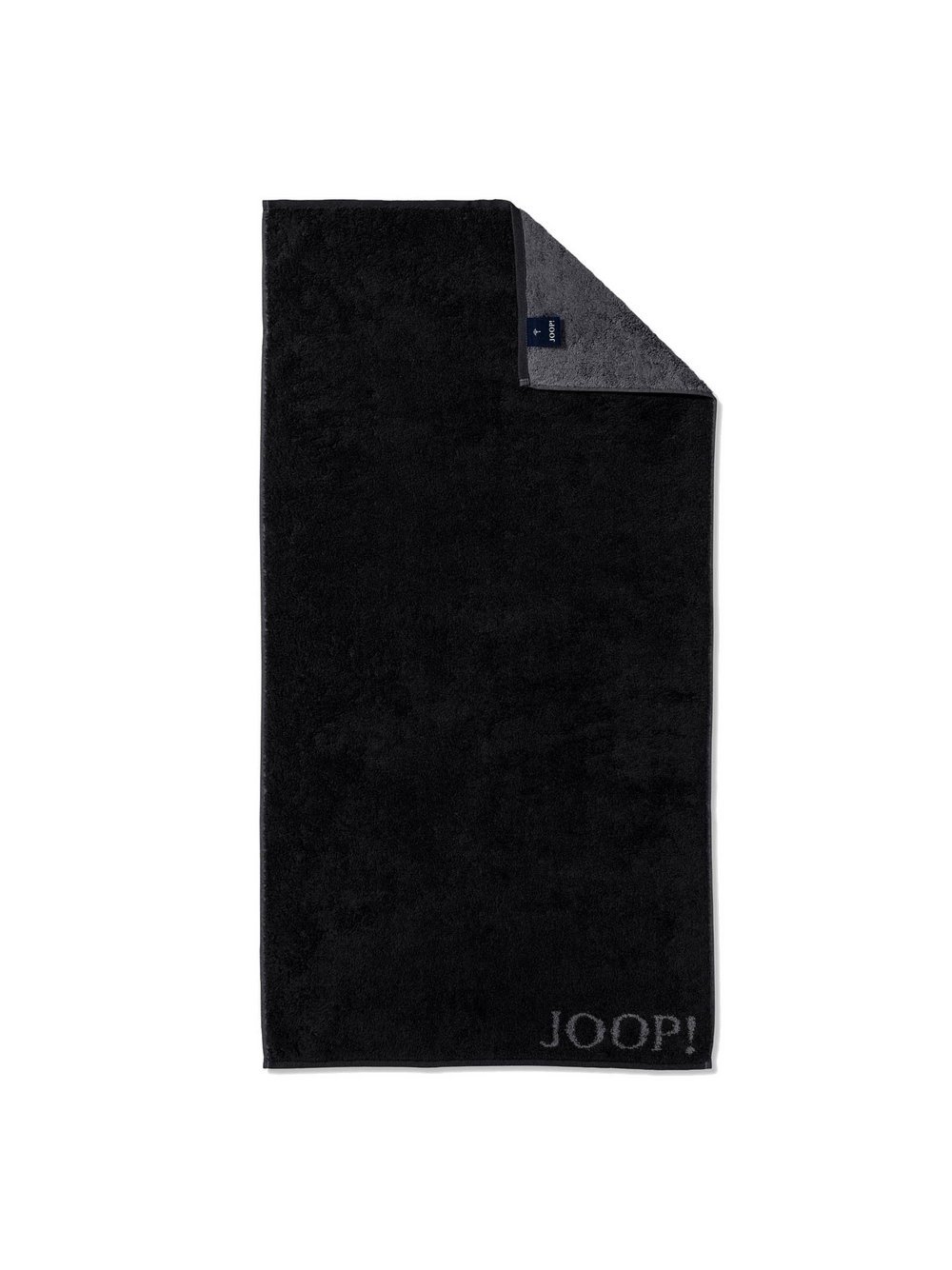 JOOP! Duschtuch 1er Pack Damen Baumwolle schwarz, 80x150cm