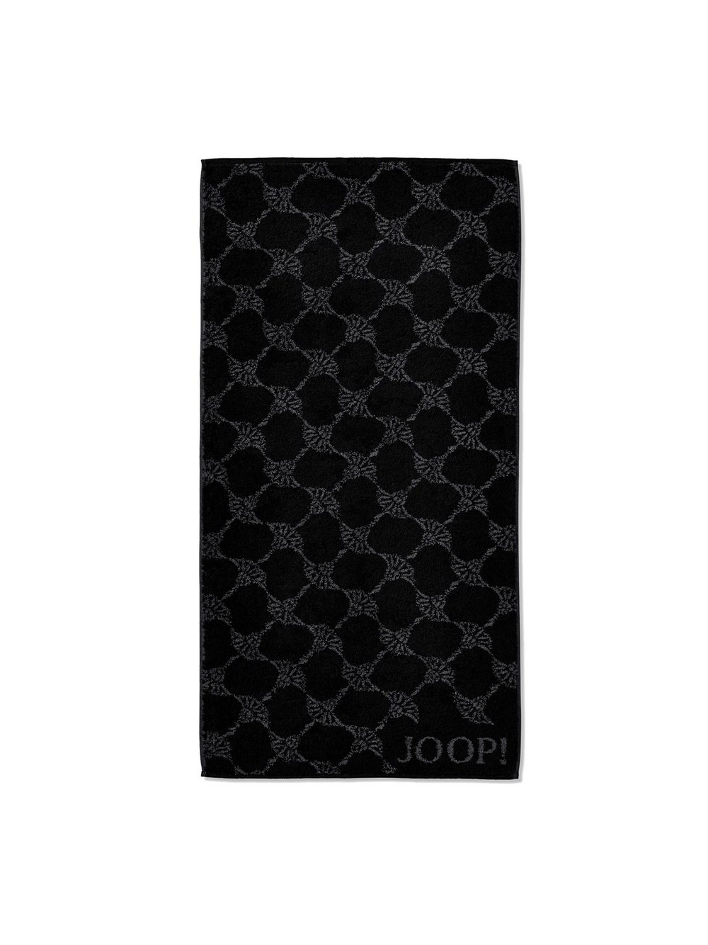 JOOP! Duschtuch 1er Pack Damen Baumwolle schwarz bedruckt, 8055