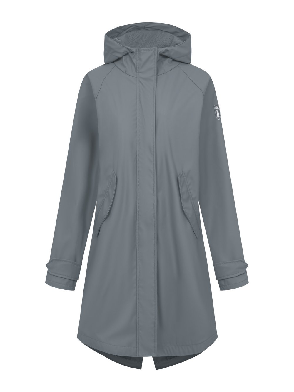 Derbe Regenjacke Damen grau, 46