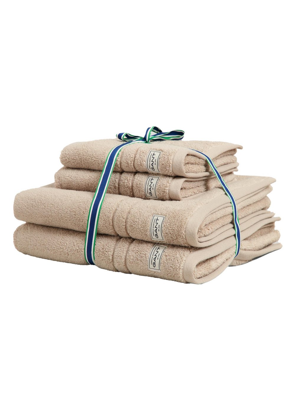 Gant Handtuch 1er Pack, 4er Pack Damen Baumwolle beige, 8060