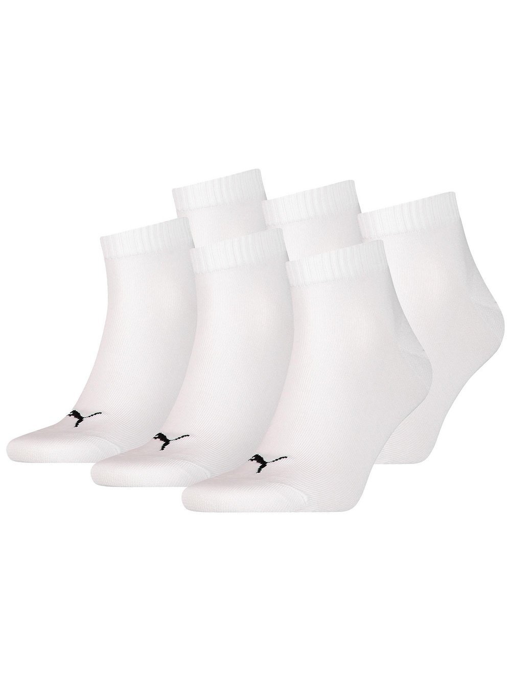 Puma Socken 6er Pack Damen Baumwolle weiß, 35-38