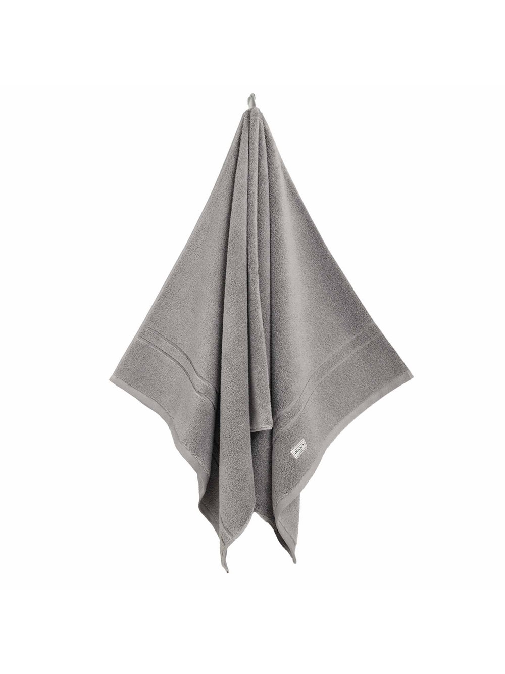 Gant Duschtuch 1er Pack Damen Baumwolle grau, 70x140cm