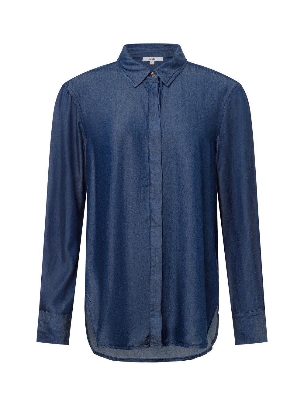 mbyM Bluse Damen Lyocell blau, M