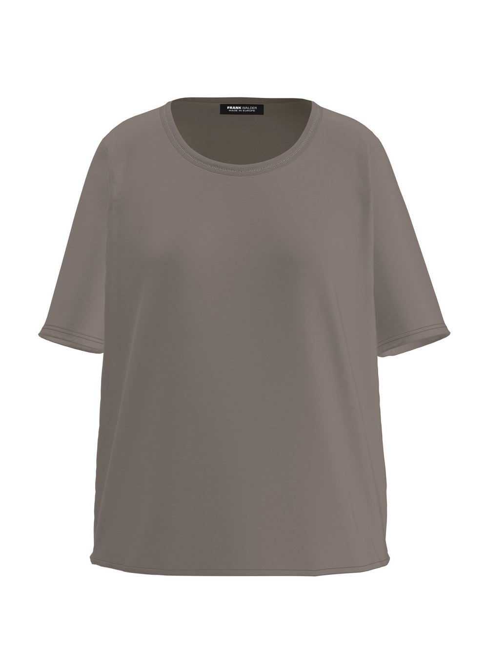 Frank Walder Blusenshirt Damen Viskose braun, 42