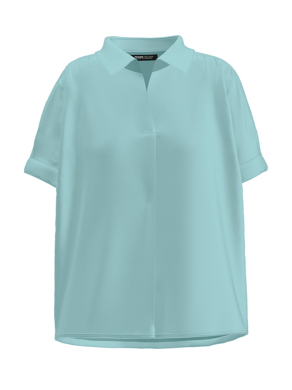 Frank Walder Blusenshirt Damen Viskose blau, 46