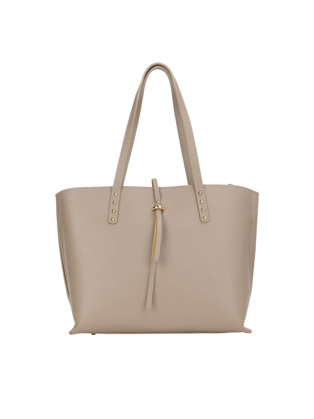 Faina Handtasche Damen Leder grau, ONE SIZE