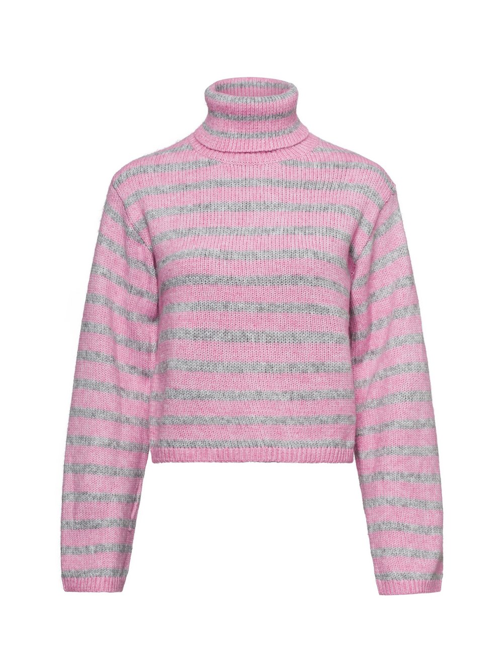 JJXX Strickpullover Damen rosa gestreift, L