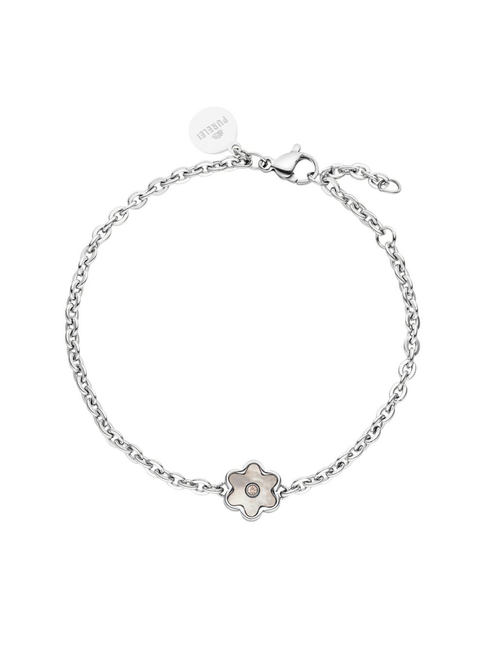 Purelei Armband Damen Edelstahl silber, ONE SIZE