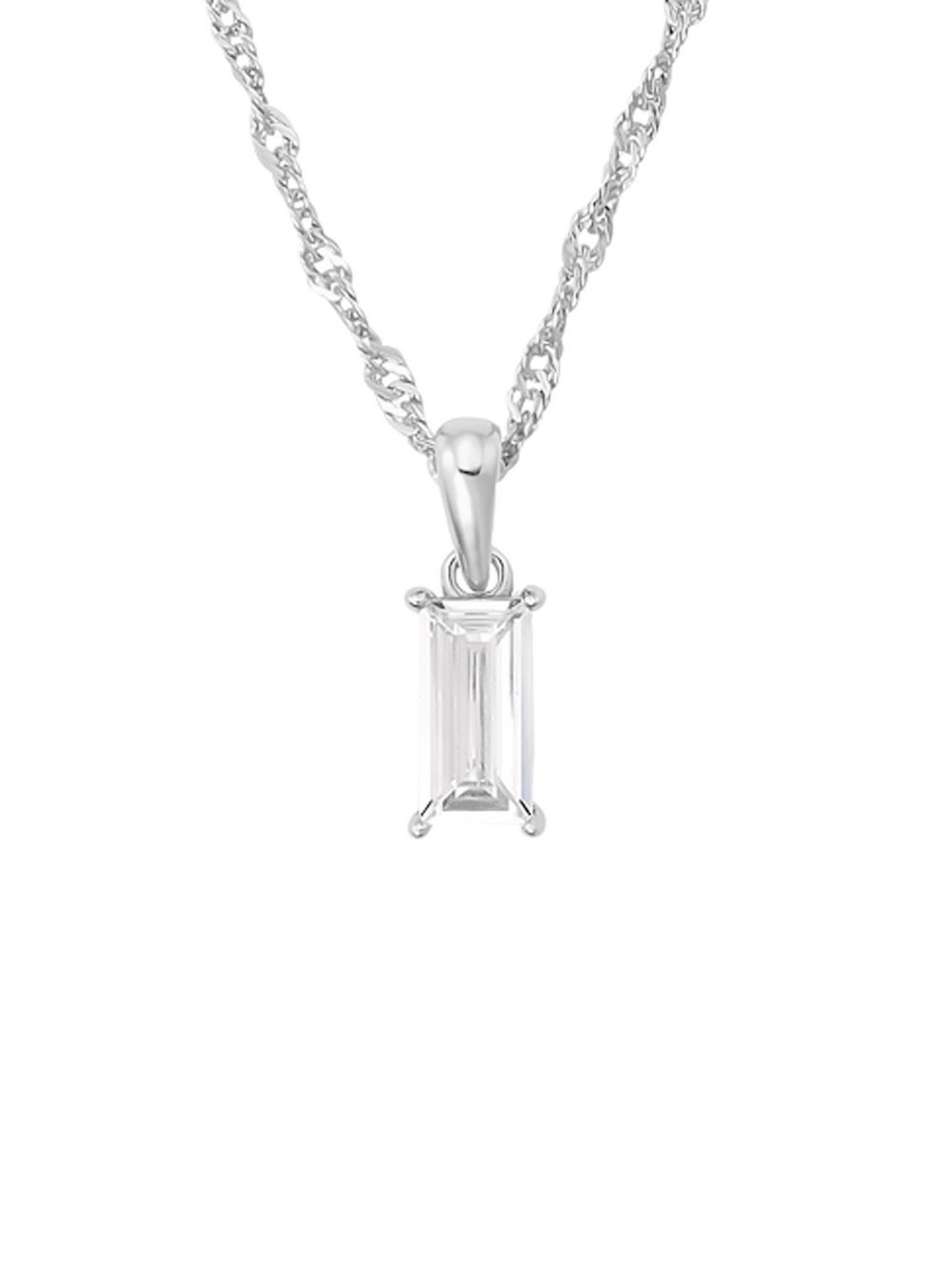 NOELANI Kette mit Anhänger Damen Sterlingsilber silber, 45