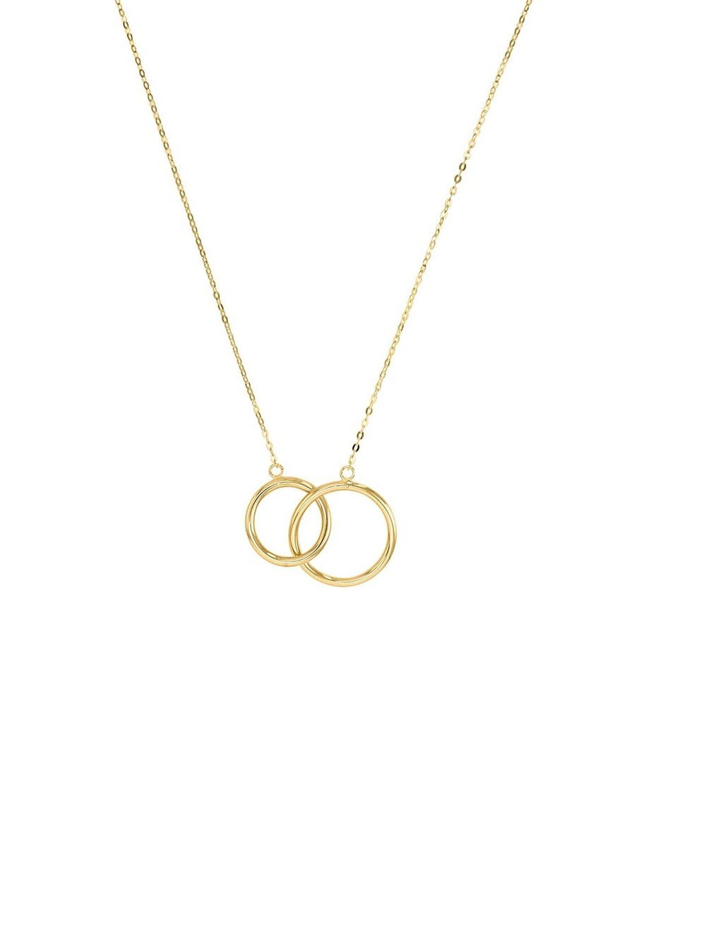 amor Kette mit Anhänger Damen Gelbgold gold, 45