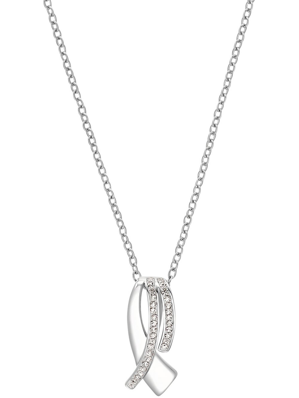 amor Kette mit Anhänger Damen Edelstahl silber, 50