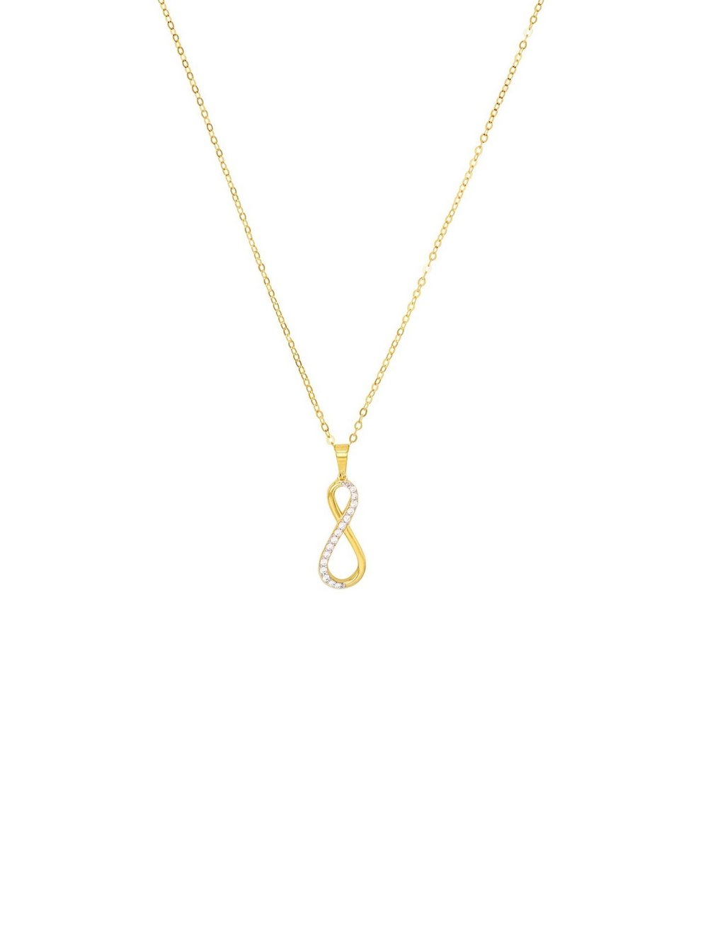 amor Kette mit Anhänger Damen Gelbgold gold, 45