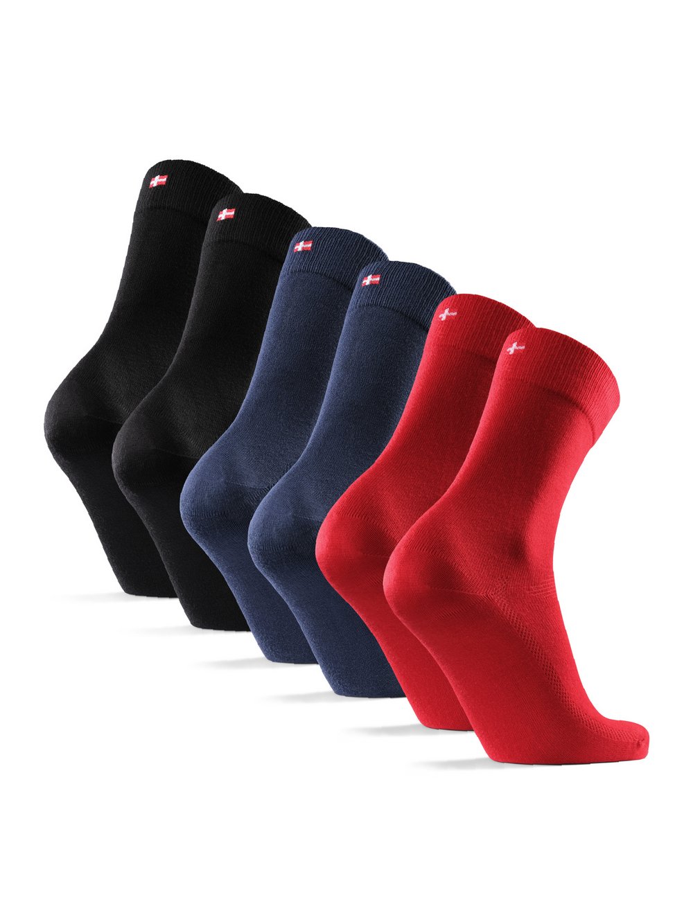 DANISH ENDURANCE Socken Damen Viskose rot, 39-42