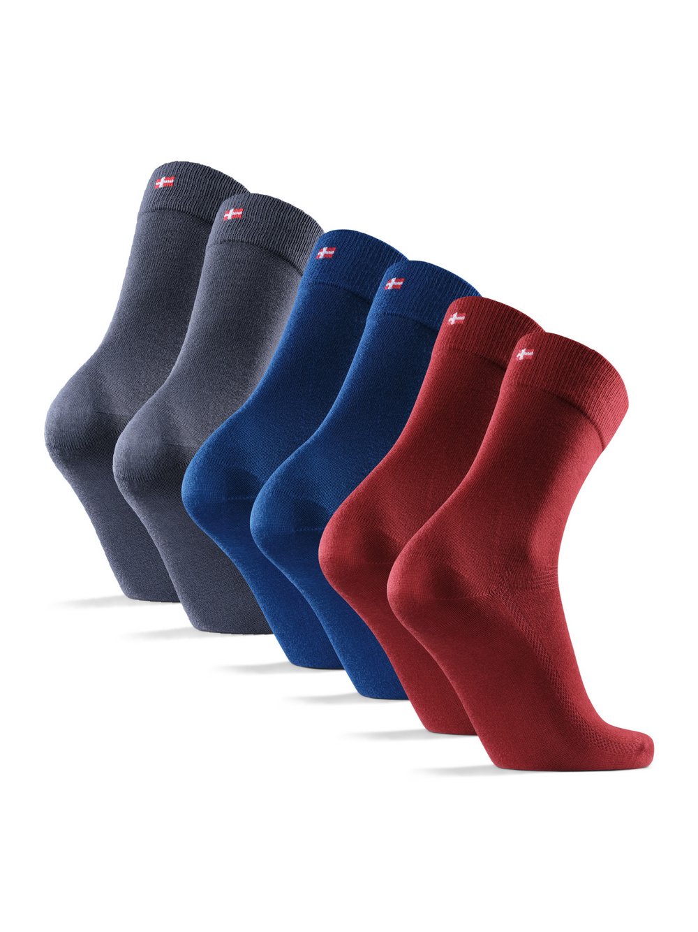 DANISH ENDURANCE Socken Damen Viskose mehrfarbig, 39-42