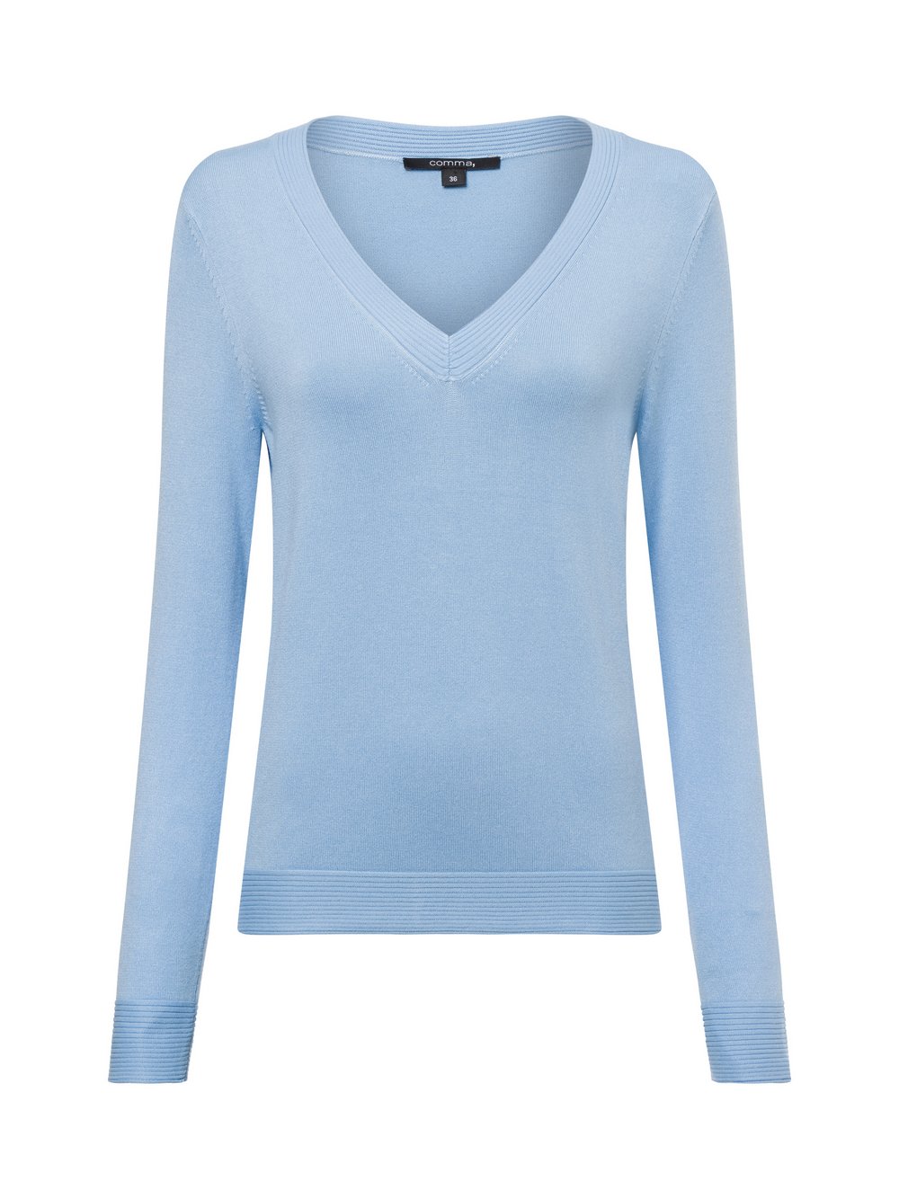 comma Strickpullover Damen Viskose blau, 42