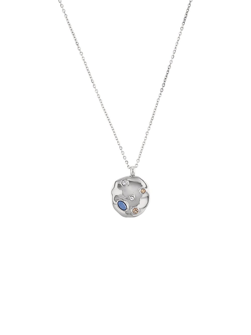 NOELANI Kette mit Anhänger Damen Edelstahl silber, 46