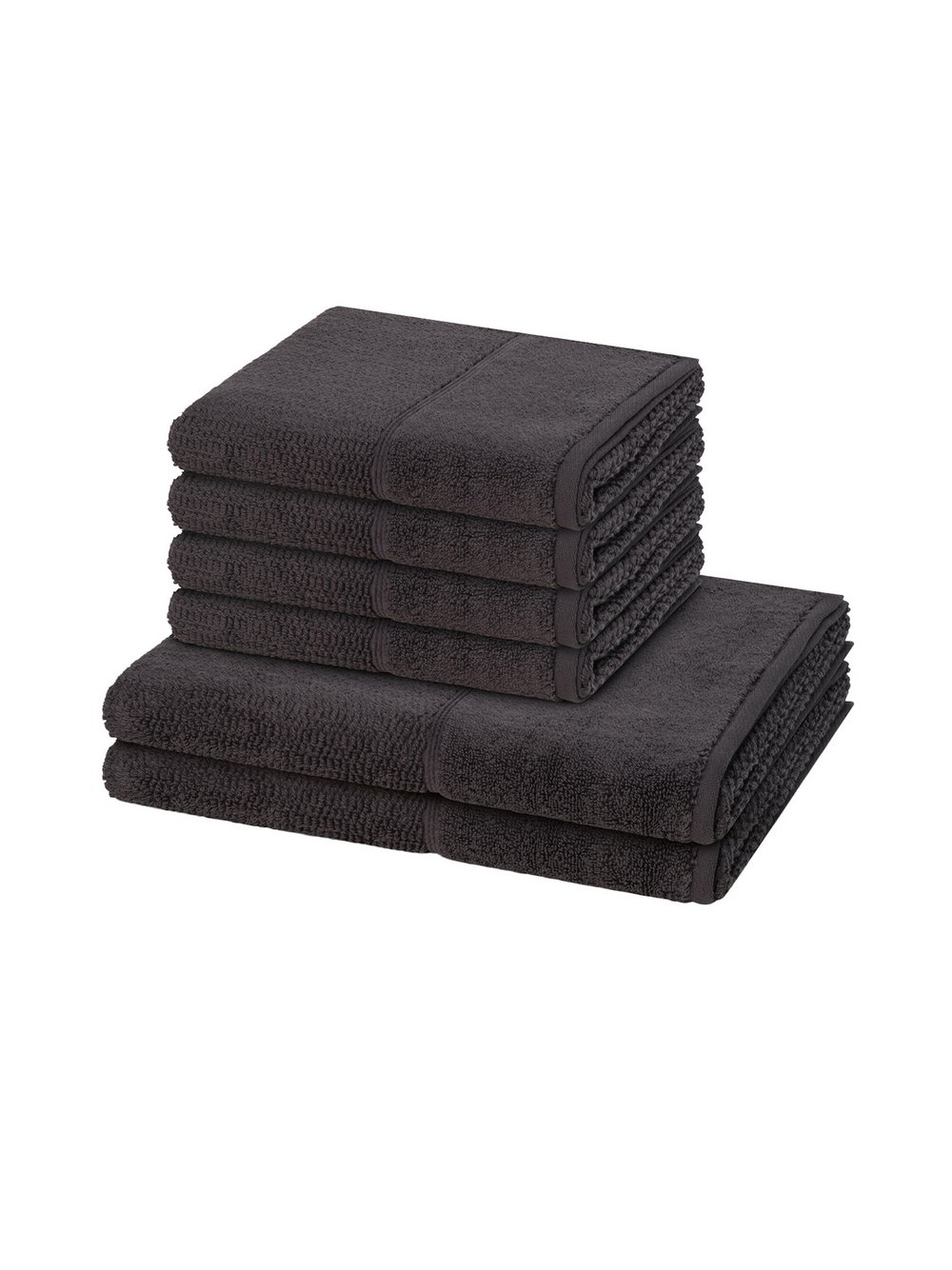 Thumbnail - Möve Handtuchset 6-teilig Damen Baumwolle grau, ONE SIZE