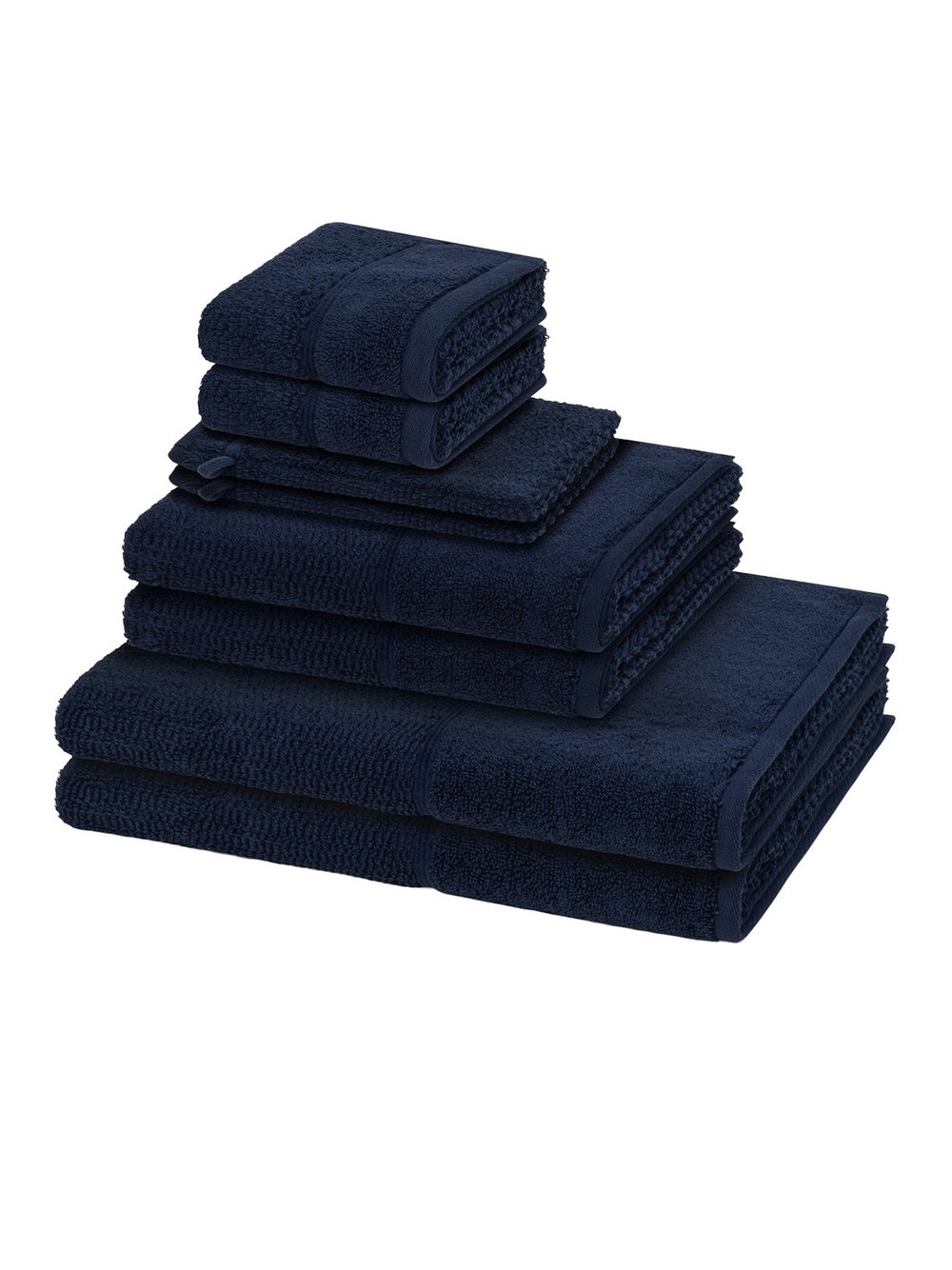 Thumbnail - Möve Handtuchset 8-teilig Damen Baumwolle blau, ONE SIZE