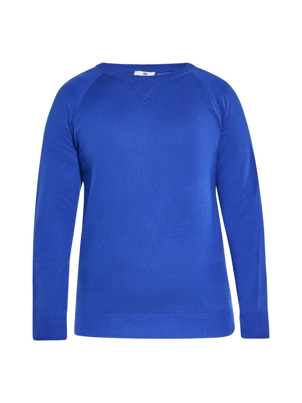 Mo Pullover Herren Baumwolle blau, S