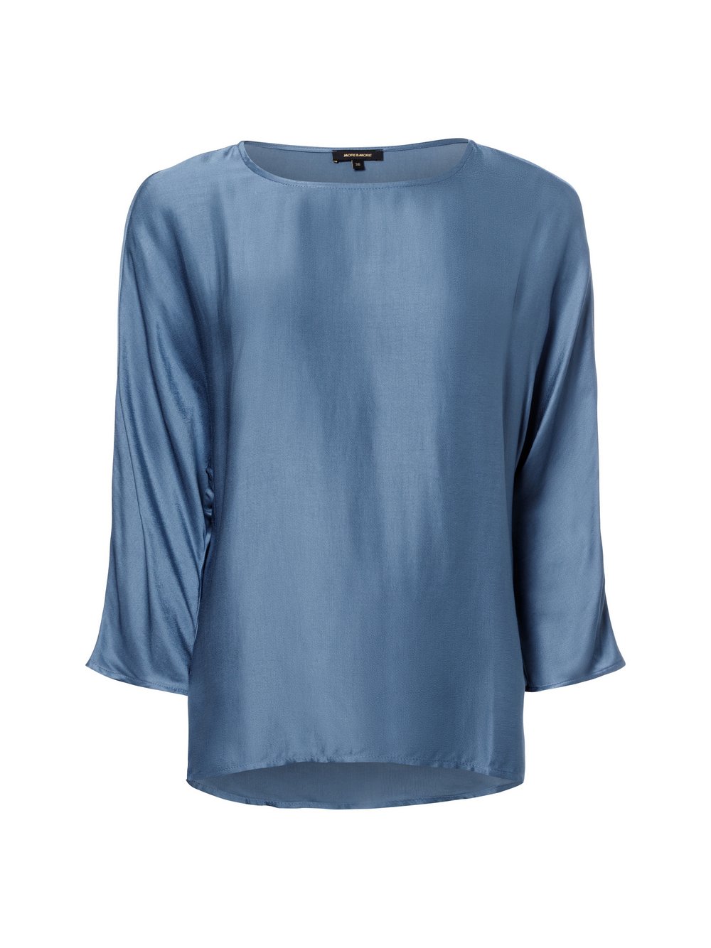 More & More Bluse Damen Viskose blau, 40