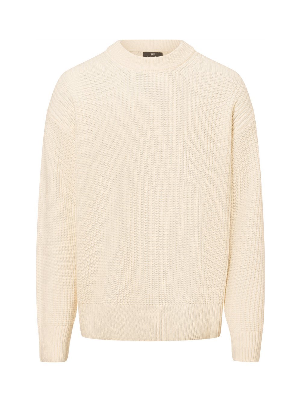 Nils Sundström Strickpullover Damen Wolle weiß, S