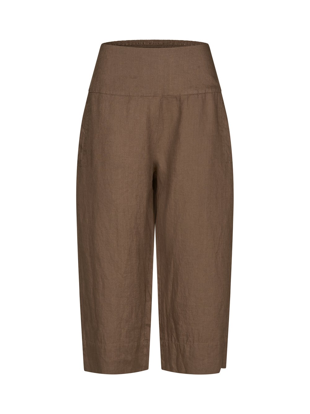 Masai 3/4 Stoffhosen Damen Leinen braun, 38