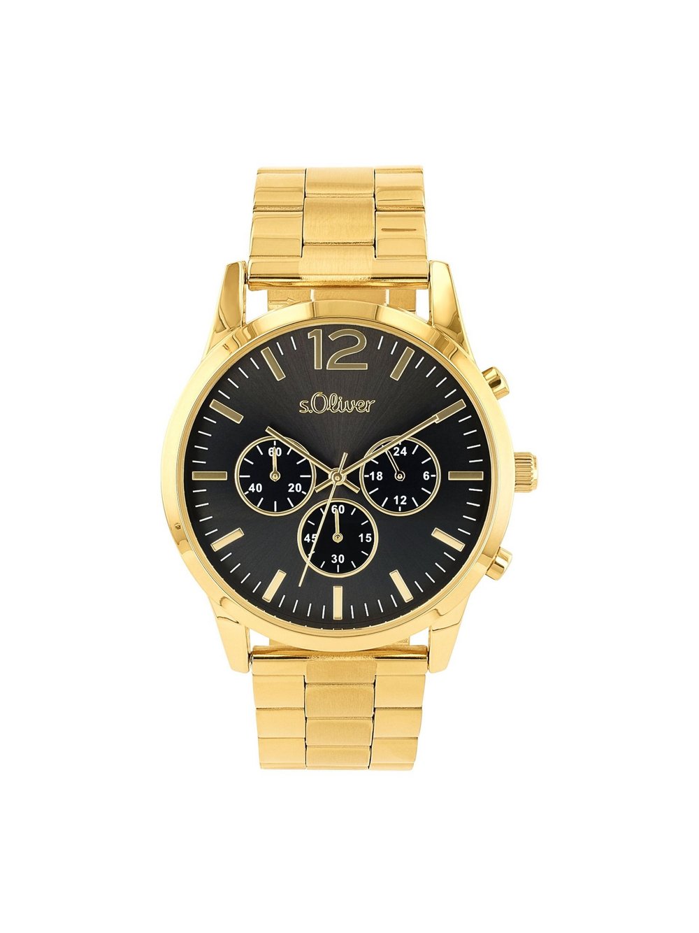 s.Oliver Chronograph Herren Edelstahl gold, 21