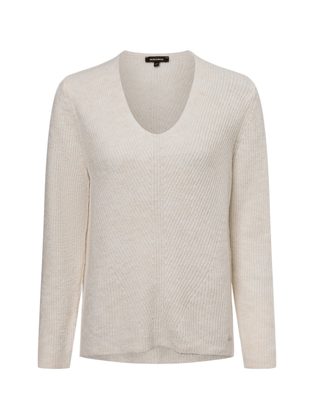 More & More Pullover Damen beige meliert, 40