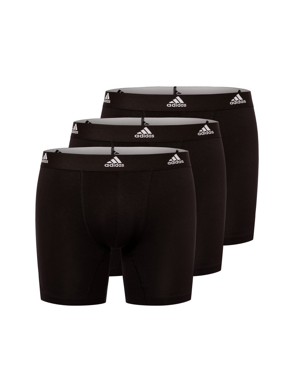 adidas Performance Boxershorts im 3er-Pack Herren Baumwolle schwarz, M