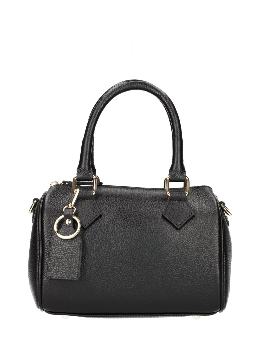 Faina Handtasche Damen Leder schwarz, ONE SIZE