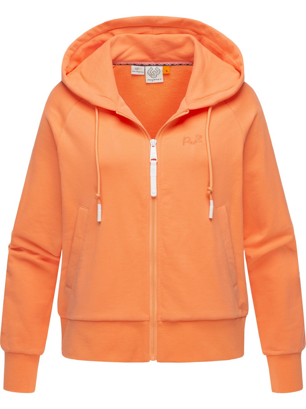 Ragwear Sweatjacke Damen Baumwolle orange, XS