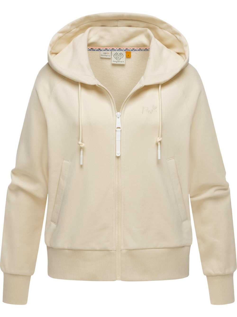 Ragwear Sweatjacke Damen Baumwolle beige, 52