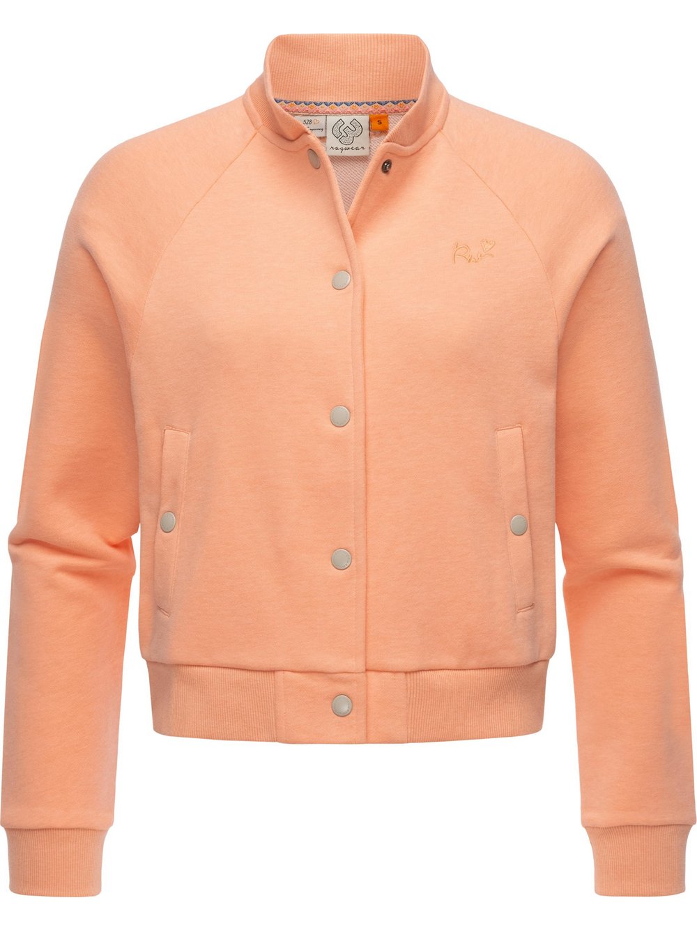 Ragwear Collegejacke Damen Baumwolle orange, 50