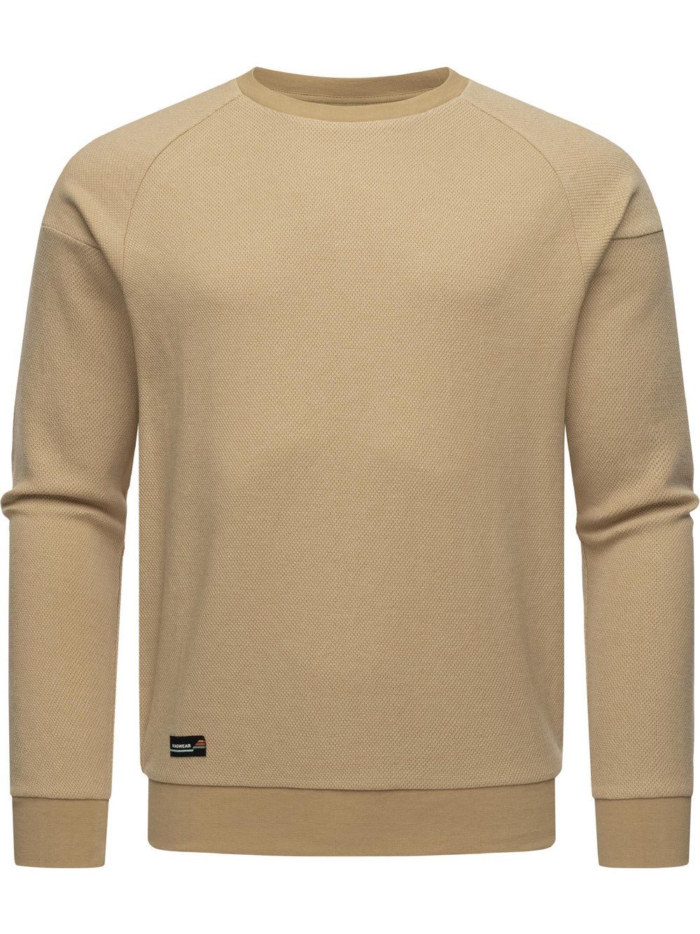 Ragwear Sweatshirt Herren Baumwolle beige meliert, M