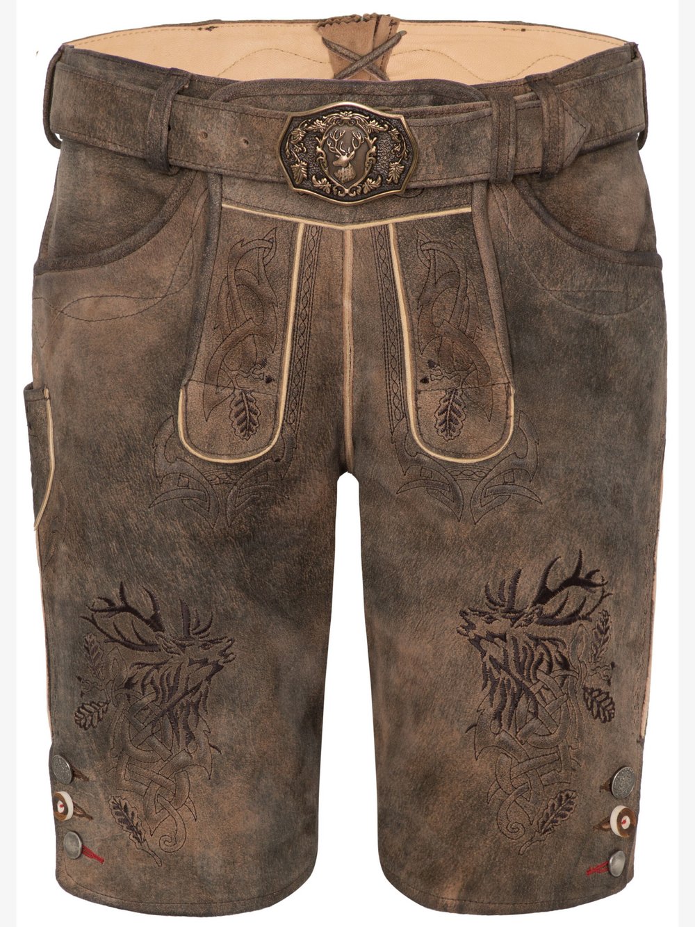 Spieth & Wenksy Trachten-Lederhose Herren braun, 54